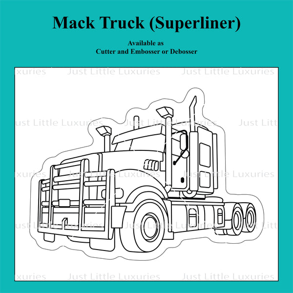 Mack Truck (Superliner) Cookie Cutter