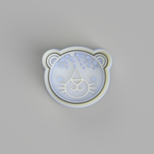 Safari Animals - Leopard Face Cutter and Embosser - just-little-luxuries