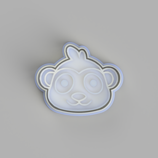 Safari Animals - Meercat Face Cutter and Embosser - just-little-luxuries