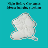 Night Before Christmas - Mouse Hanging Stocking