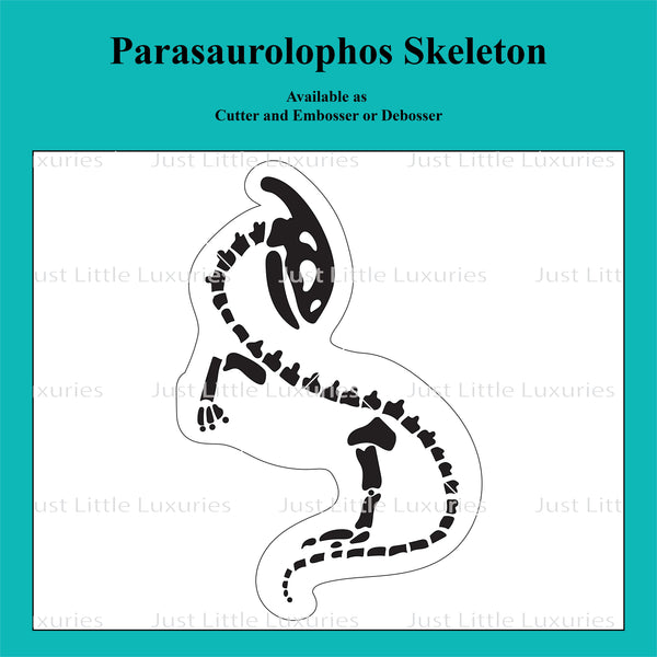 Parasaurolophos Skeleton Cookie Cutter
