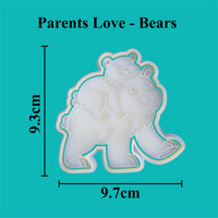 Parents Love - "I love you beary much" Cookie Cutter and Embosser set.