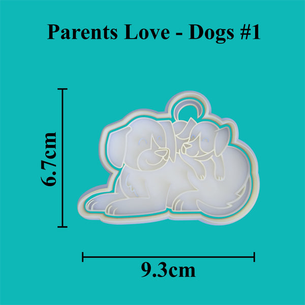 Parents Love - Dogs #1 Cookie Cutter and Embosser.