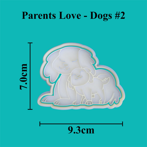 Parents Love - Dogs #2 Cookie Cutter and Embosser.
