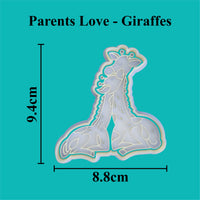 "My favourite place is inside your hug" Giraffe Cookie Cutter and Embosser Set