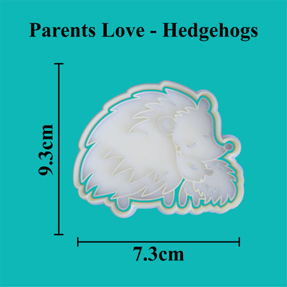 Parents Love - "Love and hedgehugs" Cookie Cutter and Embosser Set.