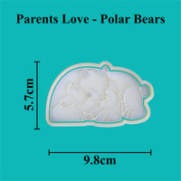 Parents Love - Polar Bear Cookie Cutter and Embosser.