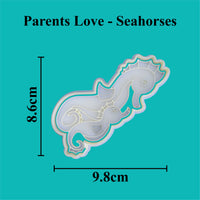 Parents Love - Seahorses Cookie Cutter and Embosser.