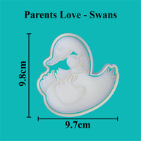 Parents Love - Swan Cookie Cutter and Embosser.