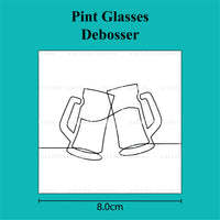 Pint Glasses Debosser