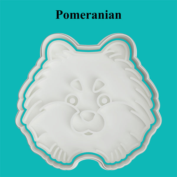 Pomeranian Cookie Cutter and Embosser