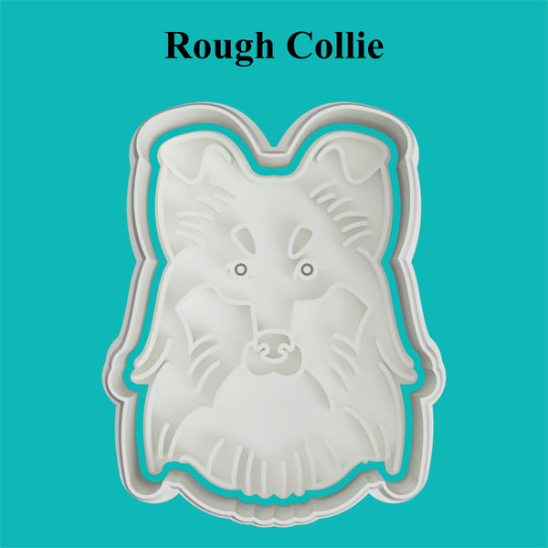 Rough Collie Cookie Cutter and Embosser