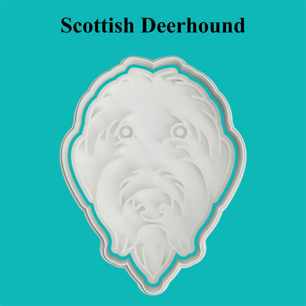 Scottish Deerhound Cookie Cutter and Embosser