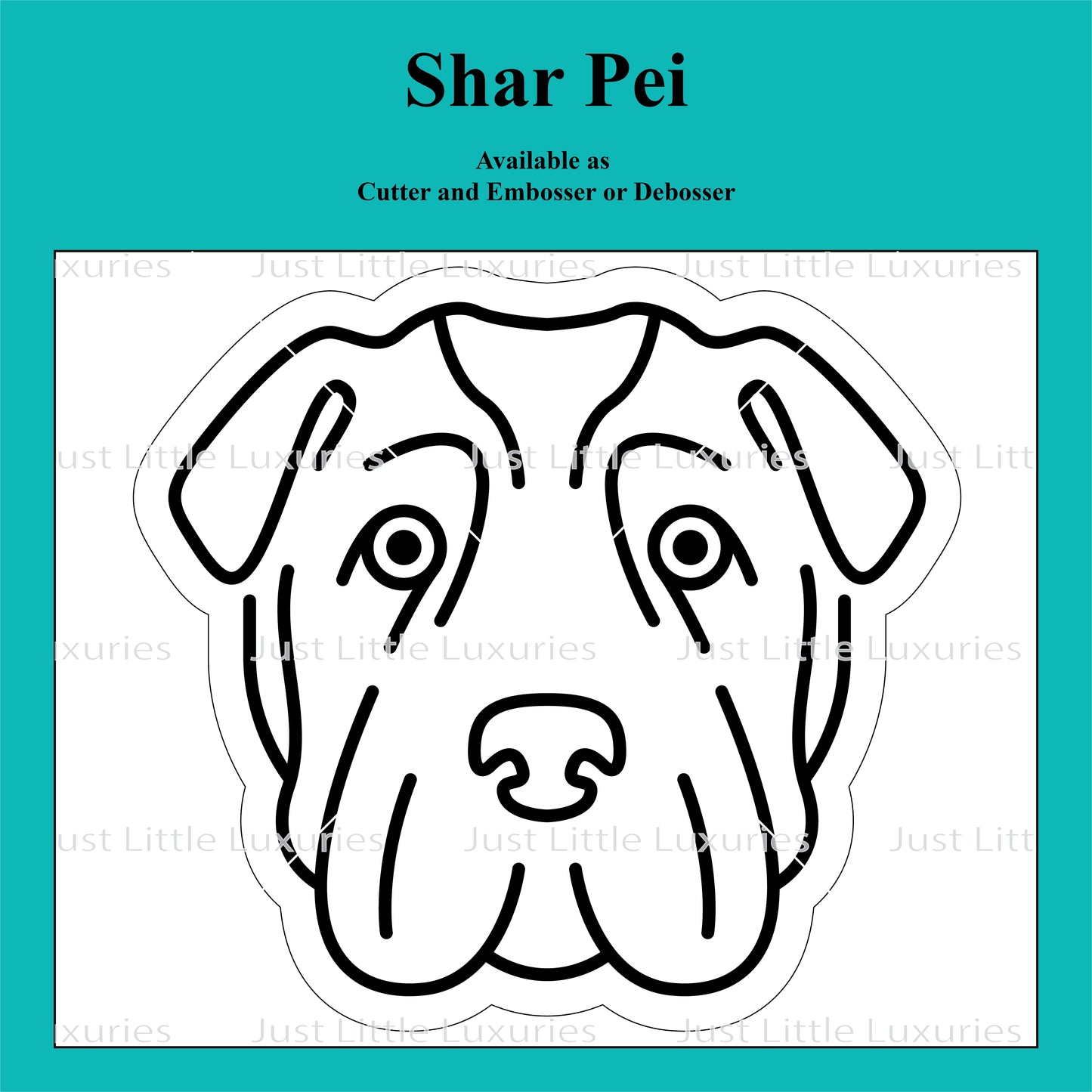 Shar Pei Cookie Cutter