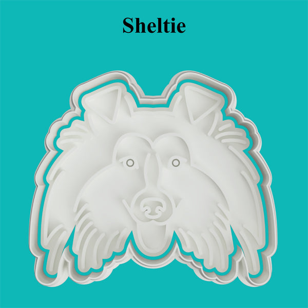 Sheltie Cookie Cutter and Embosser
