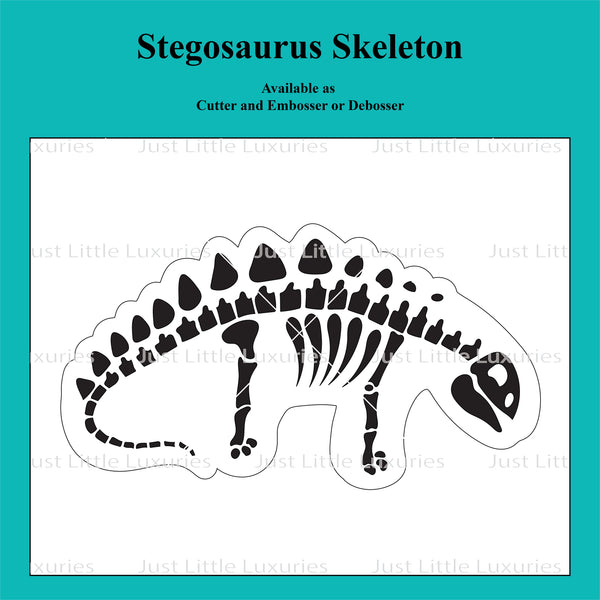 Stegosaurus Skeleton Cookie Cutter
