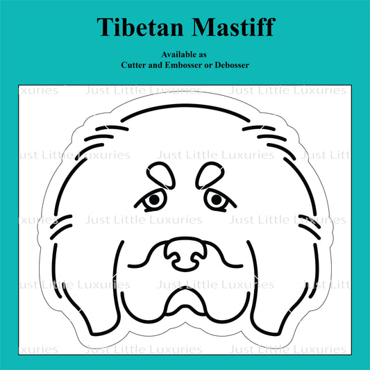 Tibetan Mastiff Cookie Cutter