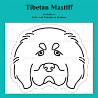 Tibetan Mastiff Cookie Cutter