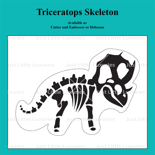 Triceratops Skeleton Cookie Cutter