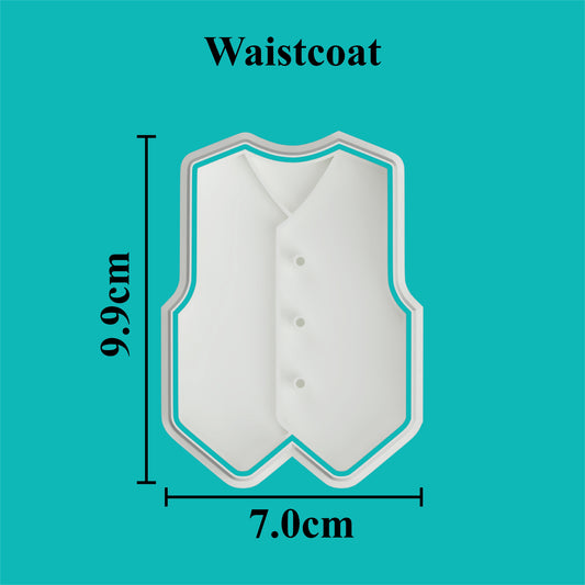 Waistcoat cookie cutter