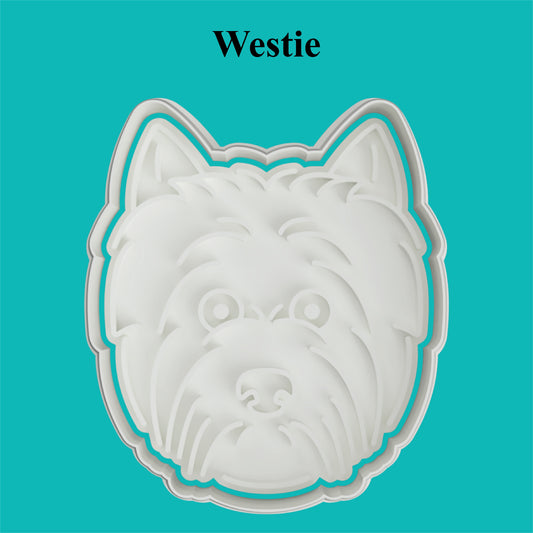 Westie Cookie Cutter and Embosser