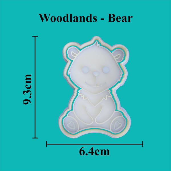 Woodlands - Bear Cookie Cutter and Embosser Set