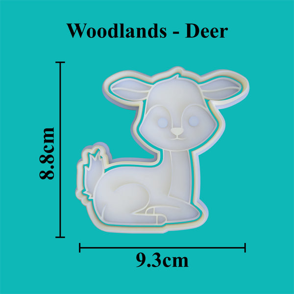 Woodlands - Deer Cookie Cutter and Embosser Set