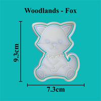 Woodlands - Fox Cookie Cutter and Embosser Set