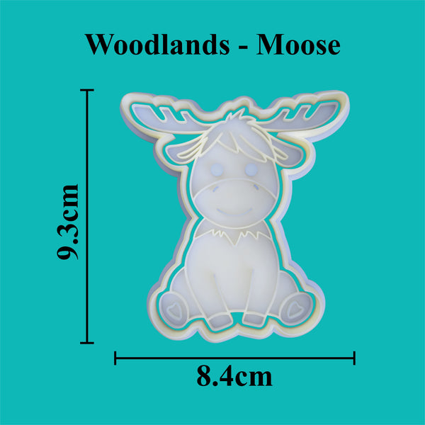 Woodlands - Moose Cookie Cutter and Embosser Set