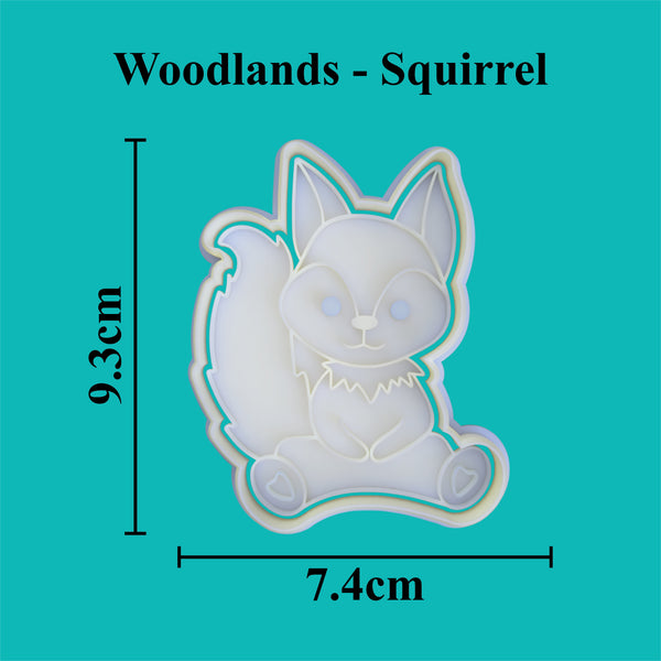 Woodlands - Squirrel Cookie Cutter and Embosser Set
