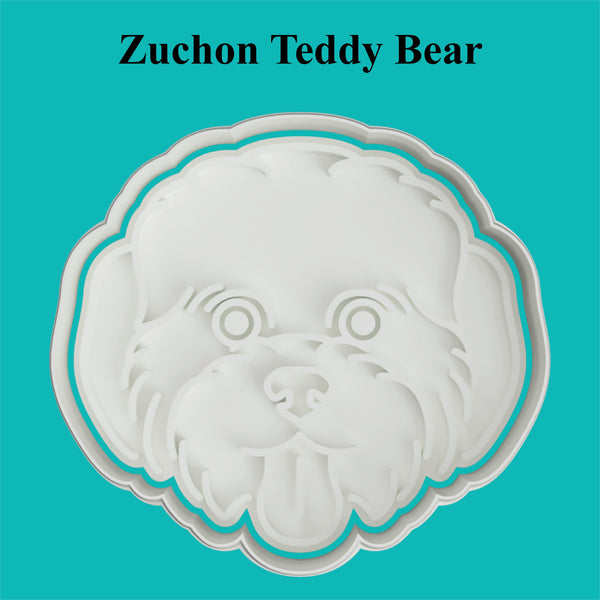 Zuchon Teddy Bear Cookie Cutter and Embosser