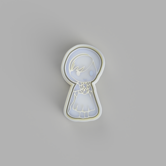 Chibi Anna Frozen Cookie Cutter - just-little-luxuries