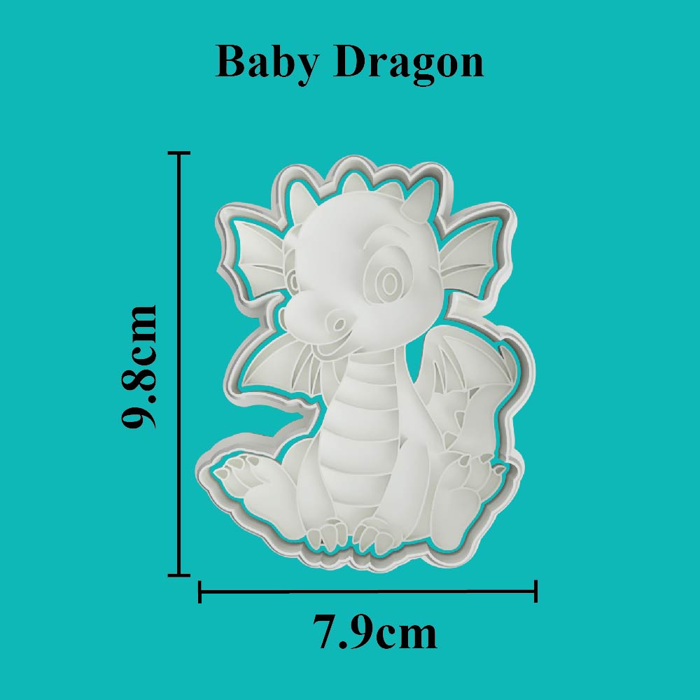 Baby Dragon Cookie Cutter