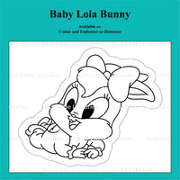 Baby Girl Bunny Cookie Cutter