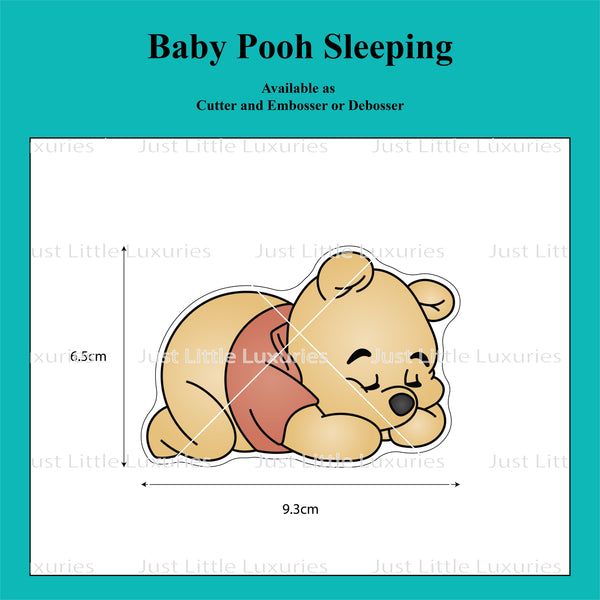 Baby Pooh Sleeping Cookie Cutter
