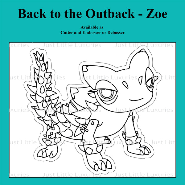Zoe the Thorny Devil Cookie Cutter