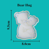 "My favourite place is inside your hug" Bear Cookie Cutter and Embosser Set