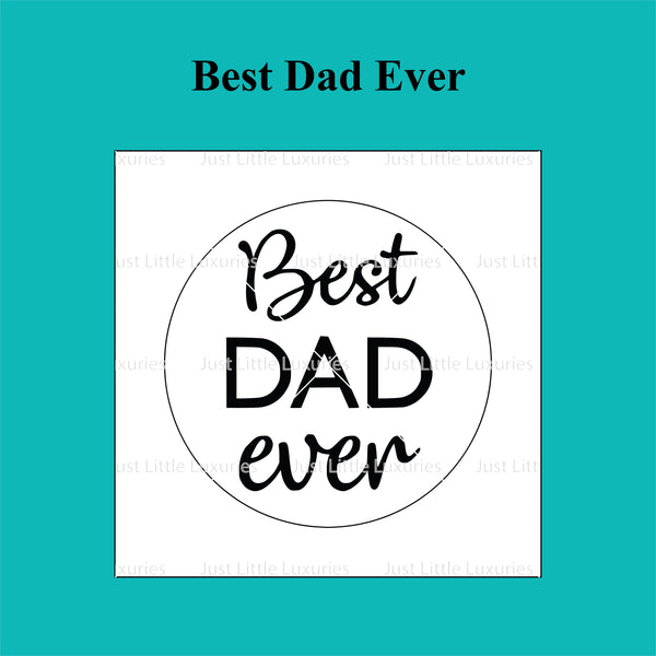 Best Dad Ever (Cursive) Embosser