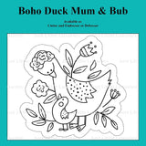 Boho Mum & Bub Set Cutter and Embosser/Debosser