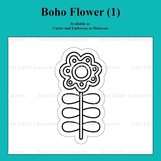 Boho Flower (1) Cutter and Embosser/Debosser