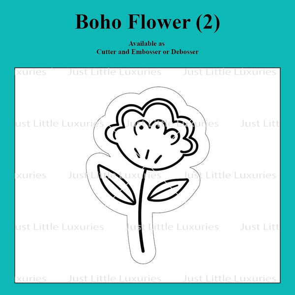 Boho Flower (2) Cutter and Embosser/Debosser