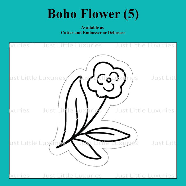 Boho Flower (5) Cutter and Embosser/Debosser