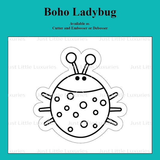 Boho Ladybug Cutter and Embosser/Debosser