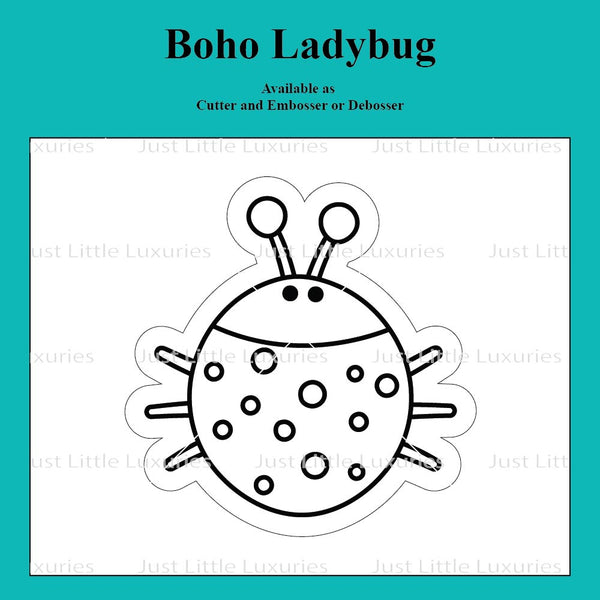 Boho Ladybug Cutter and Embosser/Debosser