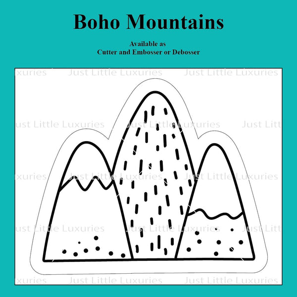 Boho Mountains Cutter and Embosser/Debosser