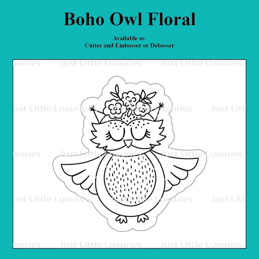 Boho Owl Floral Cutter and Embosser/Debosser