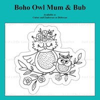 Boho Mum & Bub Set Cutter and Embosser/Debosser