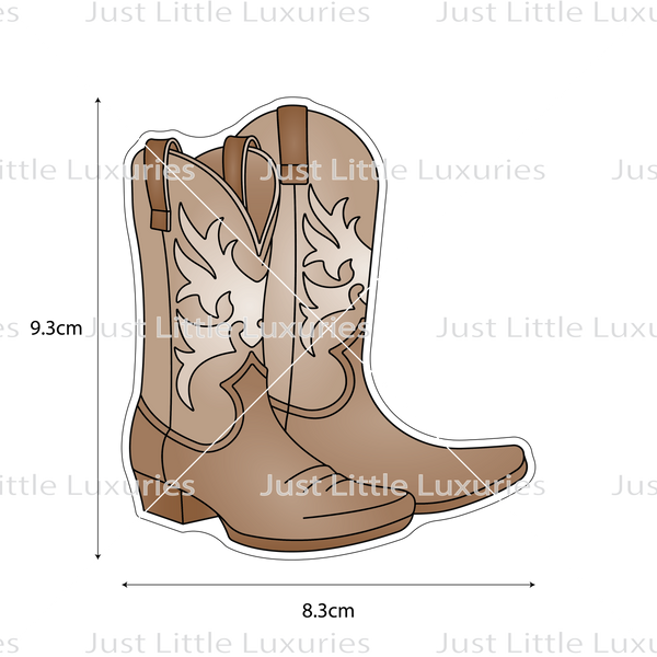 Cowboy Boots Cookie Cutter