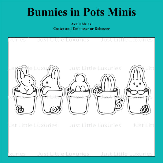 Bunnies in Pots Mini Set