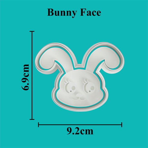 Bunny Face Cookie Cutter .